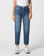 PHILIPP PLEIN Denim Mom Fit Trousers Women