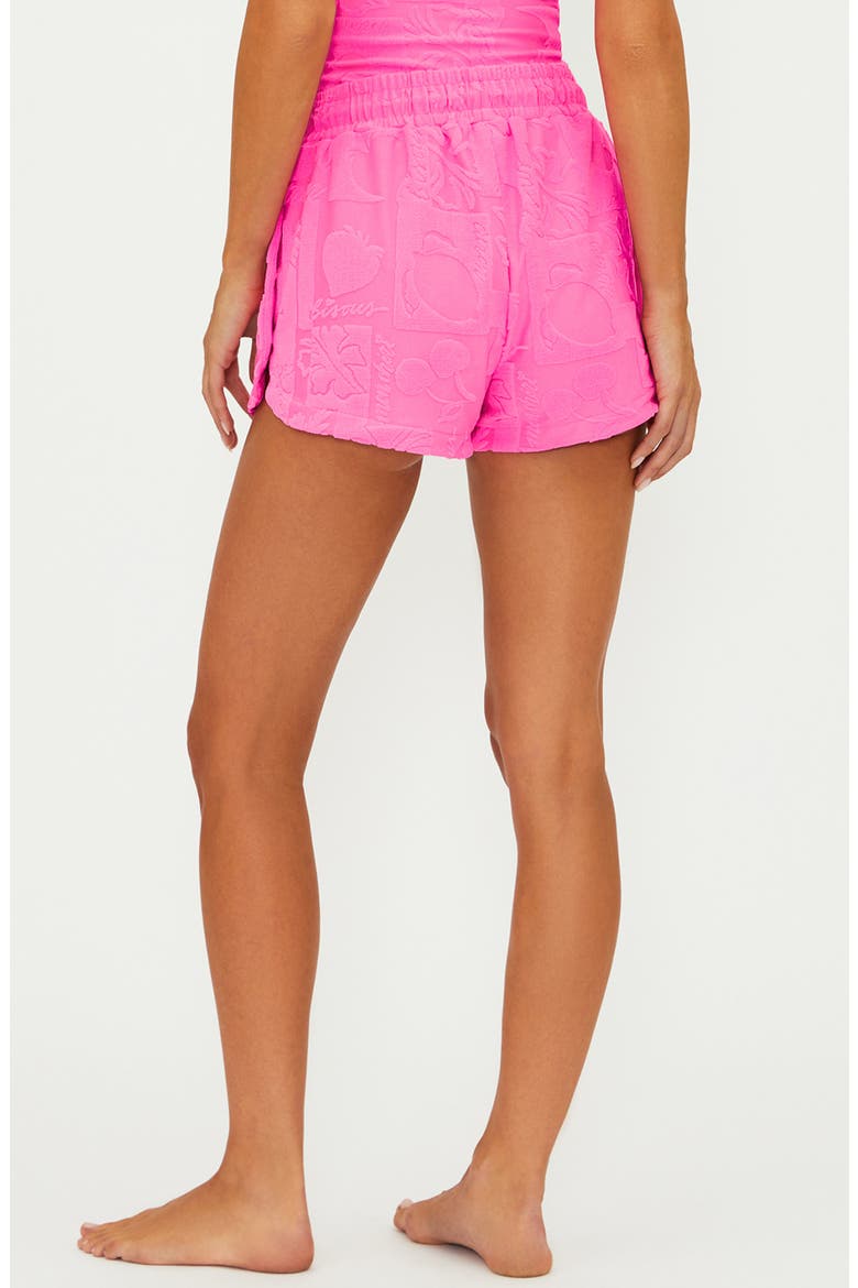 Kiara Cover-Up Shorts, Alternate, color, STRAWBERRY