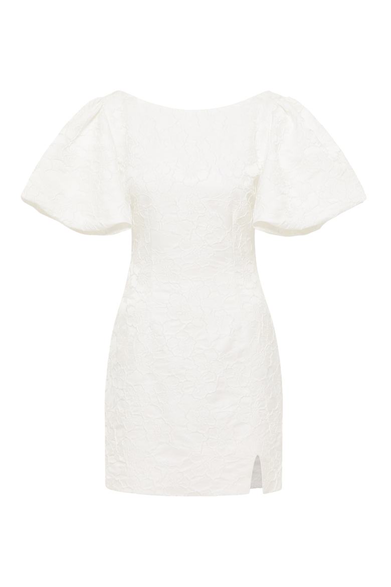 Kenza Dress, Alternate, color, Ecru