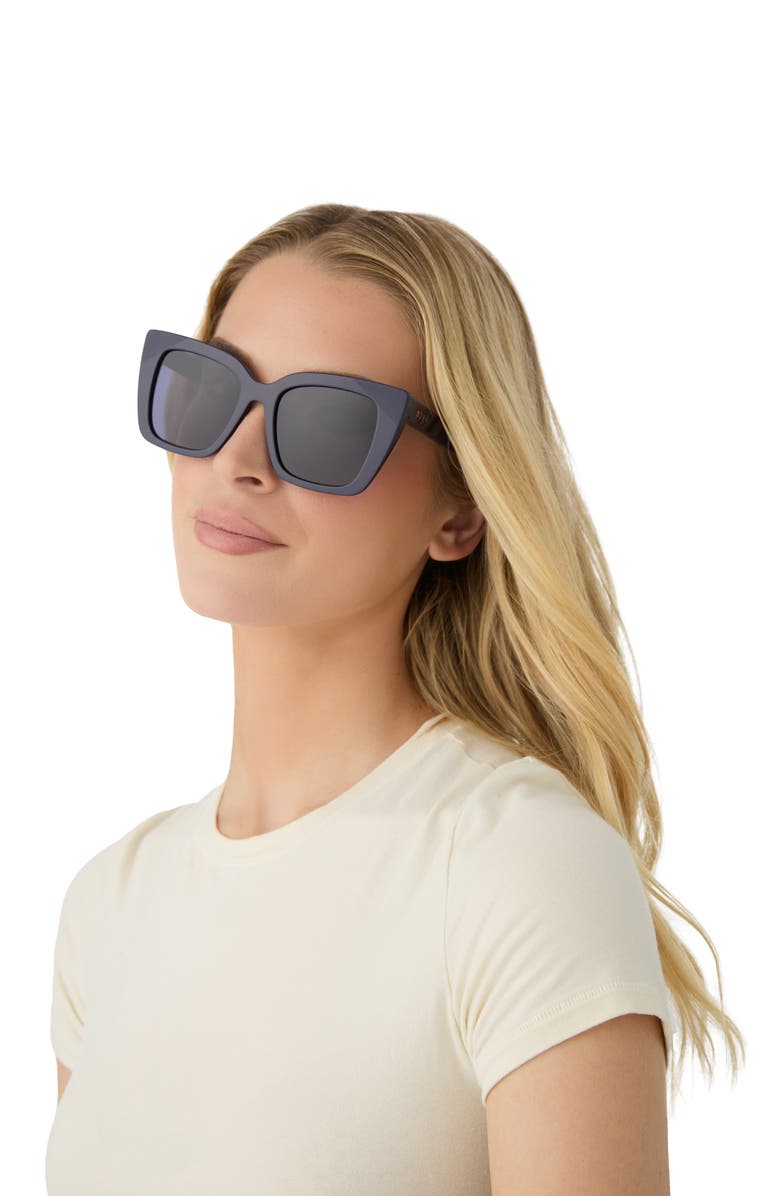 DIFF Lizzy 54mm Gradient Cat Eye Sunglasses, Alternate, color, Royal / Midnight