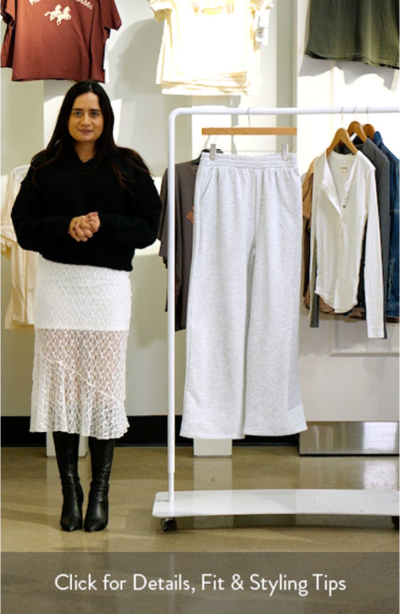 Straight Leg Sweatpants, sales video thumbnail