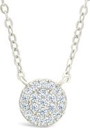 Sterling Forever Cubic Zirconia Pendant Necklace
