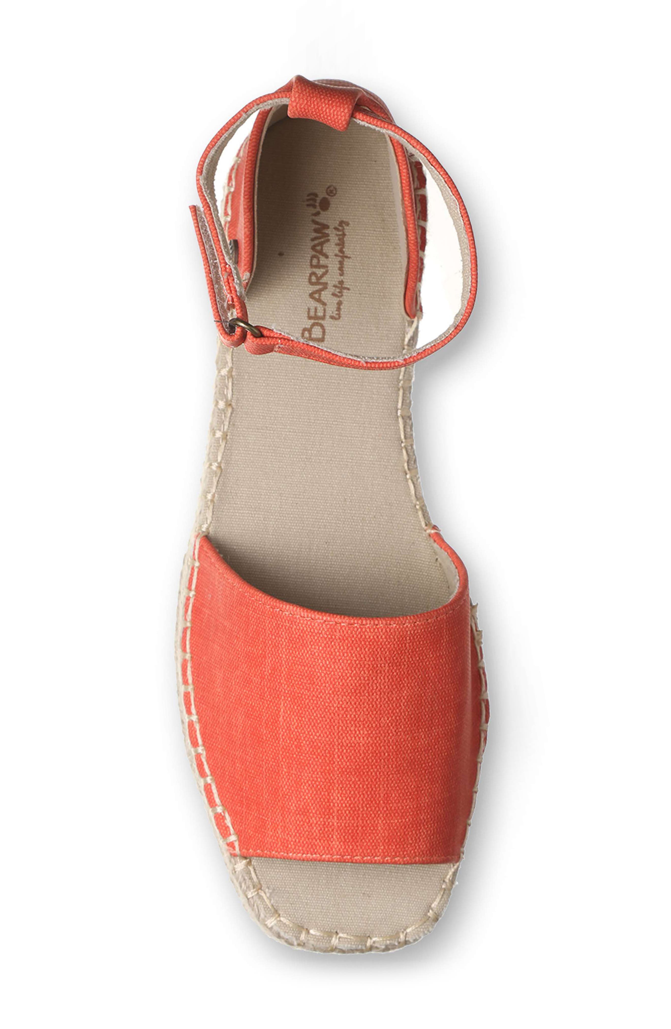 Affagato Espadrille Sandal, Alternate, color, CORAL