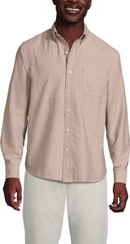 Lands' End Traditional Fit Comfort-First Sail Rigger Oxford Shirt