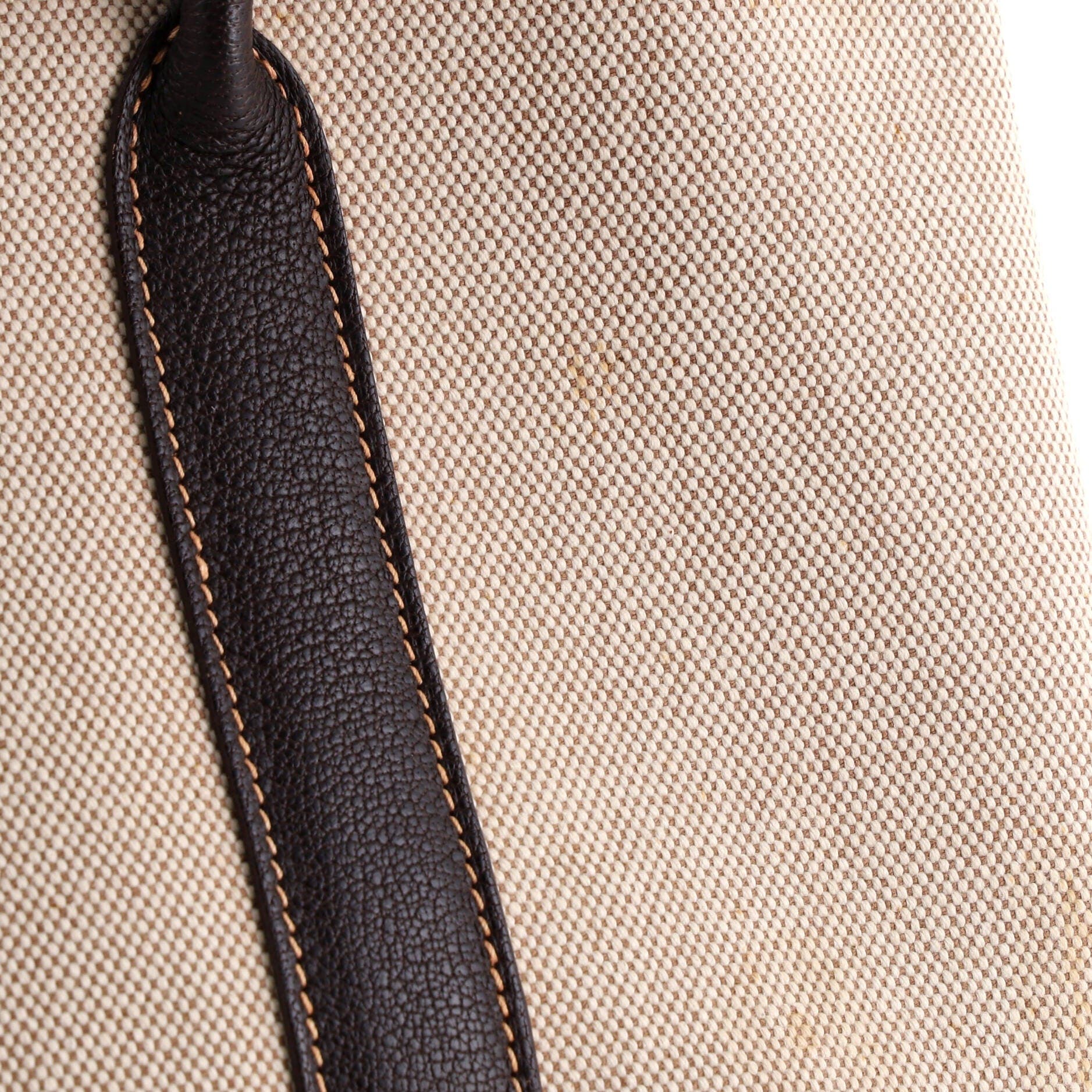 Pre-Owned Hermes Garden Party Tote Toile and Leather 30, Alternate, color, 