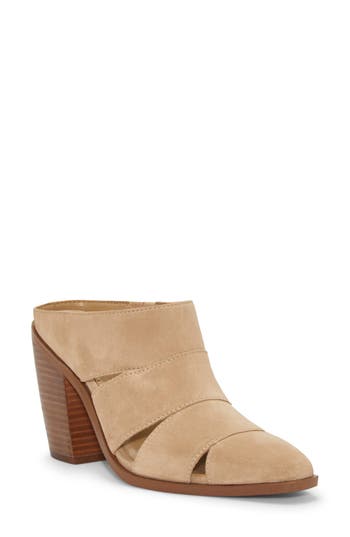 Vince Camuto Aimie Square Toe Mule In Tortilla