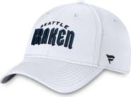 FANATICS Men's Fanatics Branded White Seattle Kraken Wordmark Flex Hat