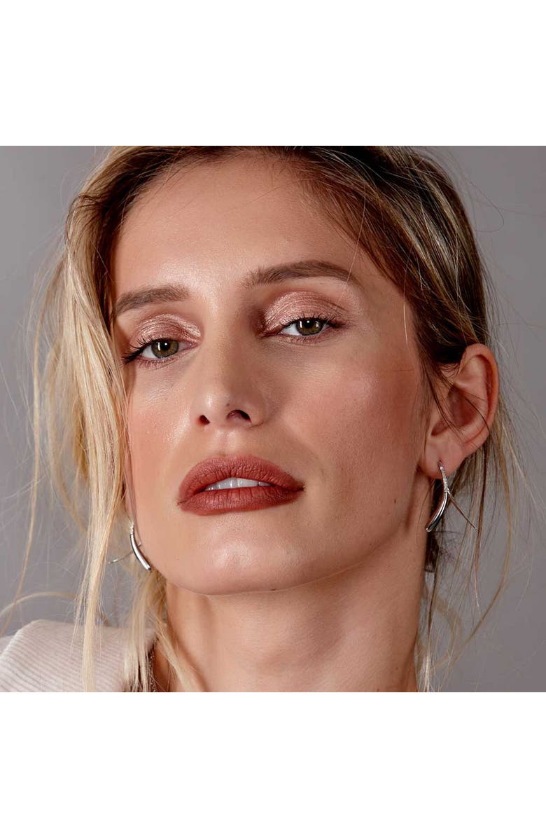 Lucy Quartermaine Sycamore Front and Back Earrings, Alternate, color, Sterling Silver