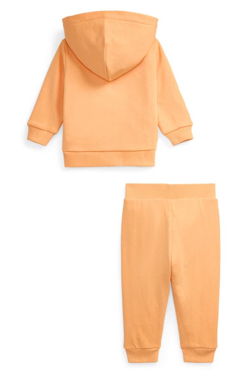 Polo Ralph Lauren Ralph Lauren French Terry Zip Hoodie & Joggers Set In Soft Creamsicle
