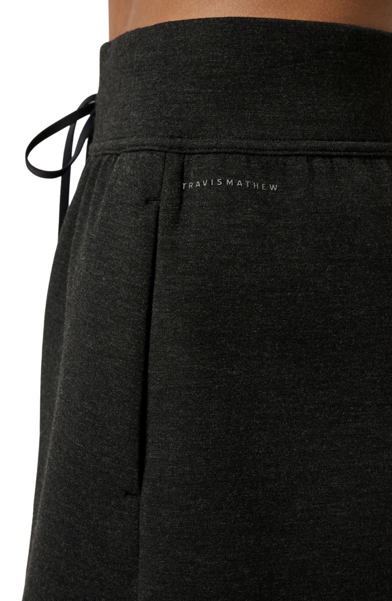 TravisMathew Cloudscape Sweat Shorts, Alternate, color, Black