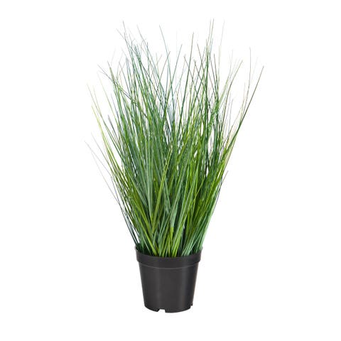 21-in Onion Grass Artificial Plant
