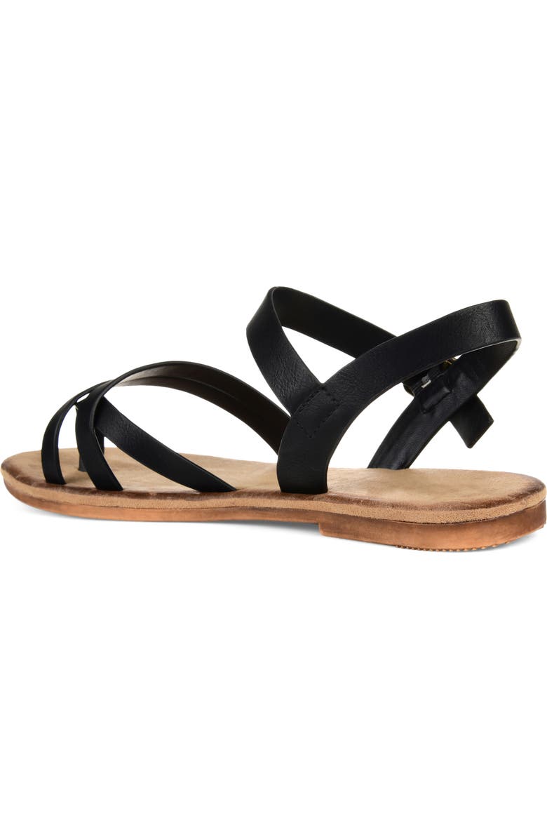 Journee Collection Vasek Strappy Flat Sandal, Alternate, color,
