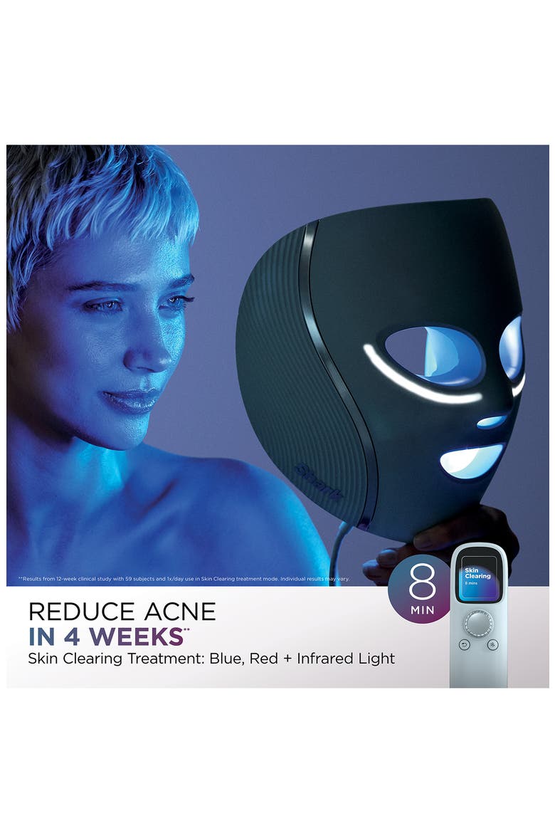 CryoGlow Under-Eye Cooling + LED Anti-Aging Skin Clearing Face Mask, Alternate, color, BLUE FROST
