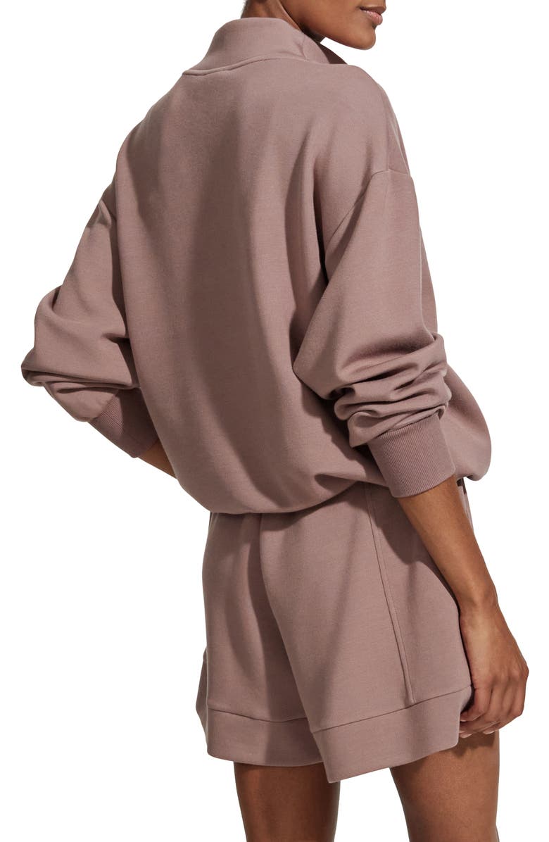 Varley Betsy Funnel Neck Sweatshirt, Alternate, color, Antler