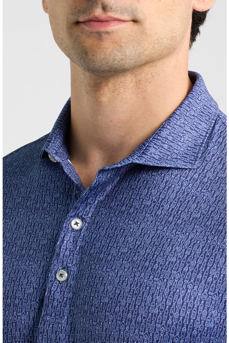 Bar's Open Performance Jersey Polo, Alternate, color, NAVY