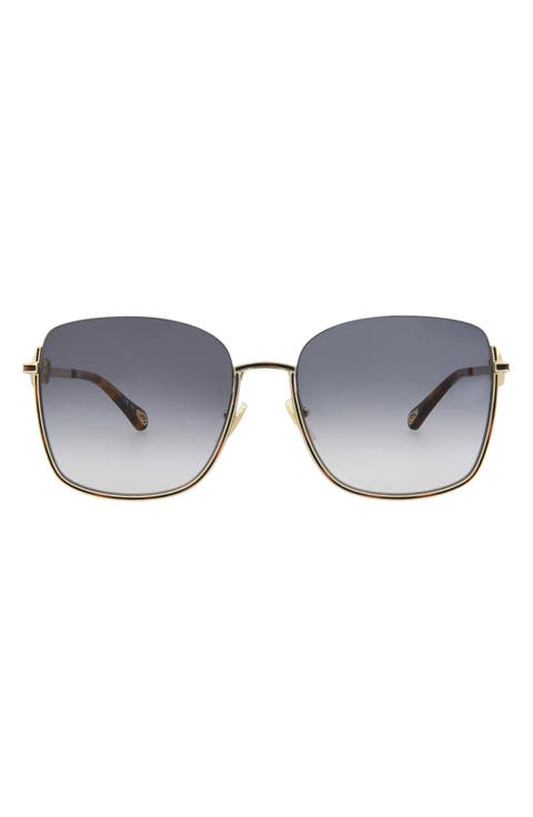 Novelty 59mm Square Sunglasses