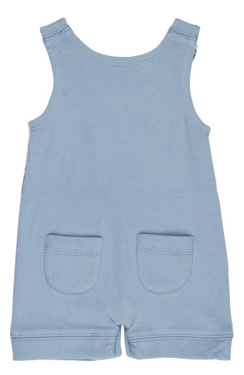 L'ovedbaby Print Sleeveless Organic Cotton Pocket Romper In Let's Go