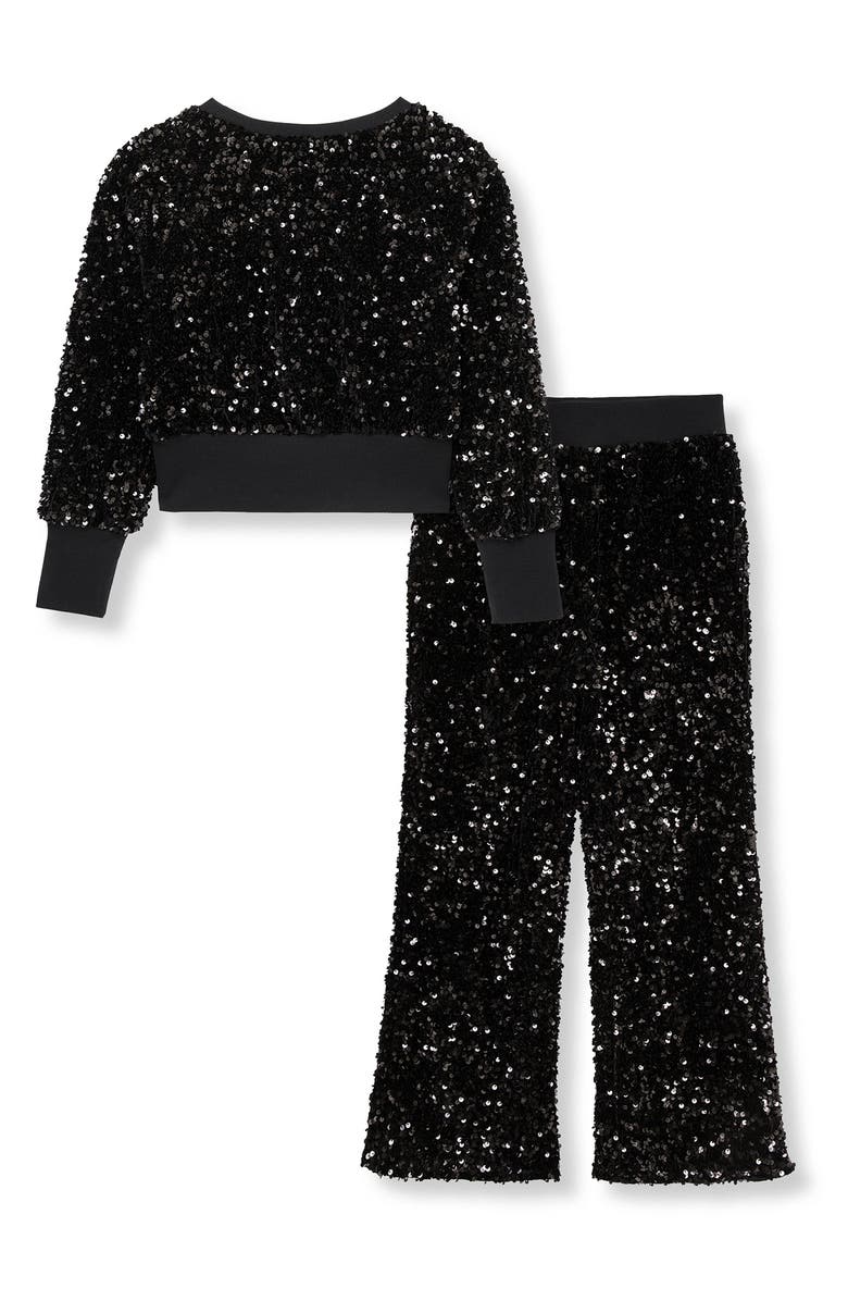 Habitual Kids Kids' Allover Sequin Sweatshirt & Pants Set, Alternate, color, 
