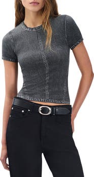 rag & bone rb Miramar Trompe l'Oeil Print T-Shirt