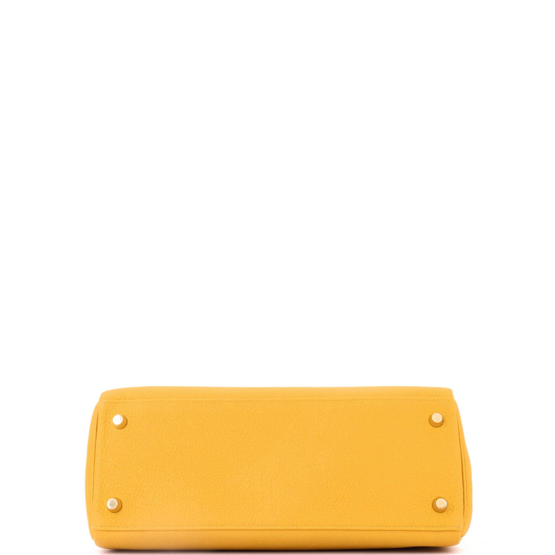 Kelly Handbag Yellow Togo with Gold Hardware 28, Alternate, color, Yellow