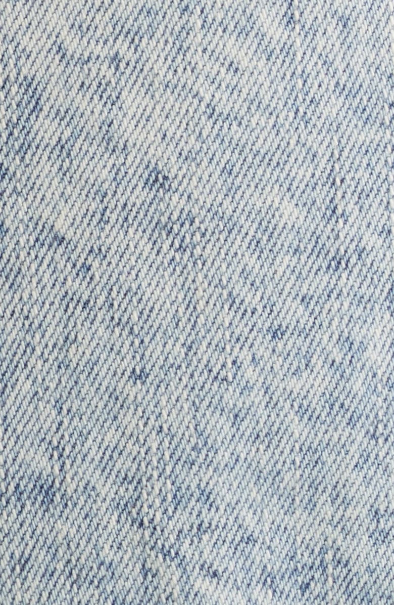 MOON RIVER Sleeveless Mixed Media Denim Dress, Alternate, color, Denim Blue