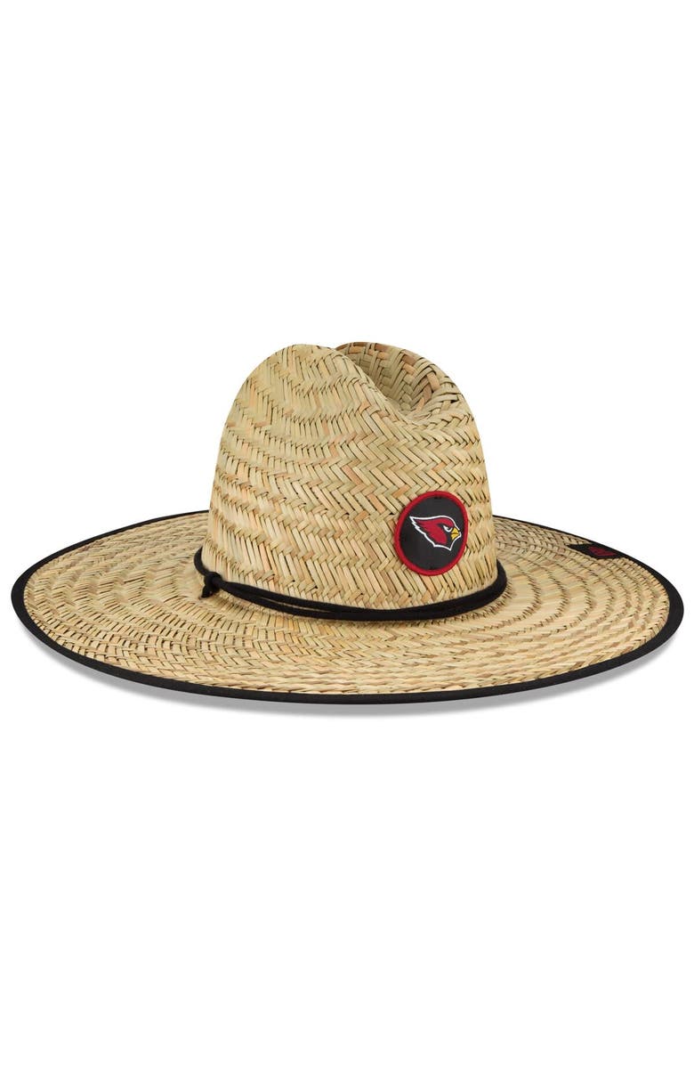 New Era Men's New Era Natural Arizona Cardinals NFL Training Camp Official Straw Lifeguard Hat, Alternate, color, Natural