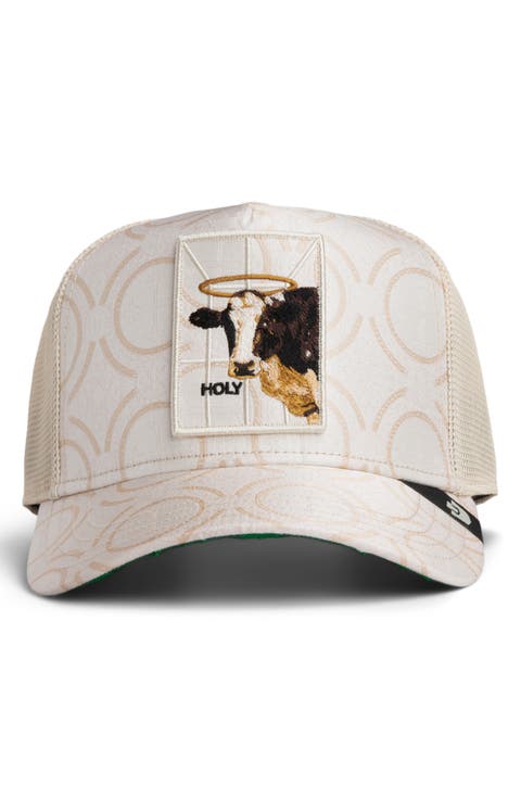 Holy Cow Jacquard Snapback Trucker Hat