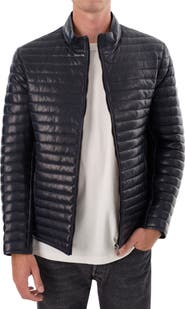 REGENCY Leather Channel Quilt Jacket