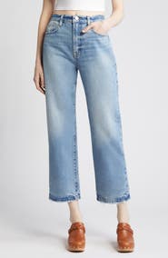 FRAME Le Jane High Waist Ankle Straight Leg Jeans