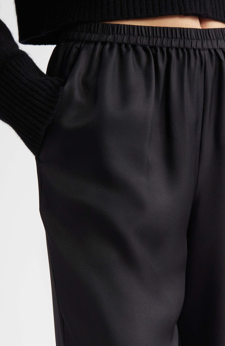 LOULOU DE SAISON Alera Silk Straight Leg Pants, Alternate, color,