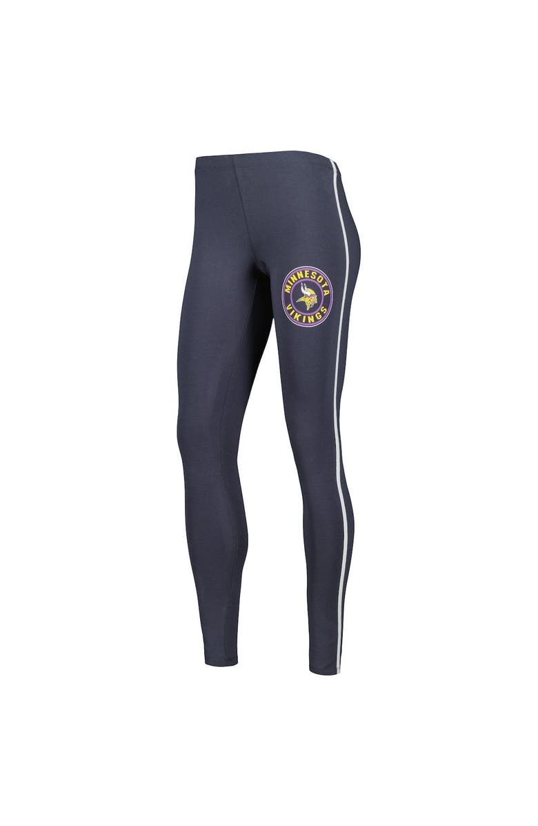 CONCEPTS SPORT Women's Concepts Sport White/Charcoal Minnesota Vikings Sonata T-Shirt & Leggings Sleep Set, Alternate, color, White