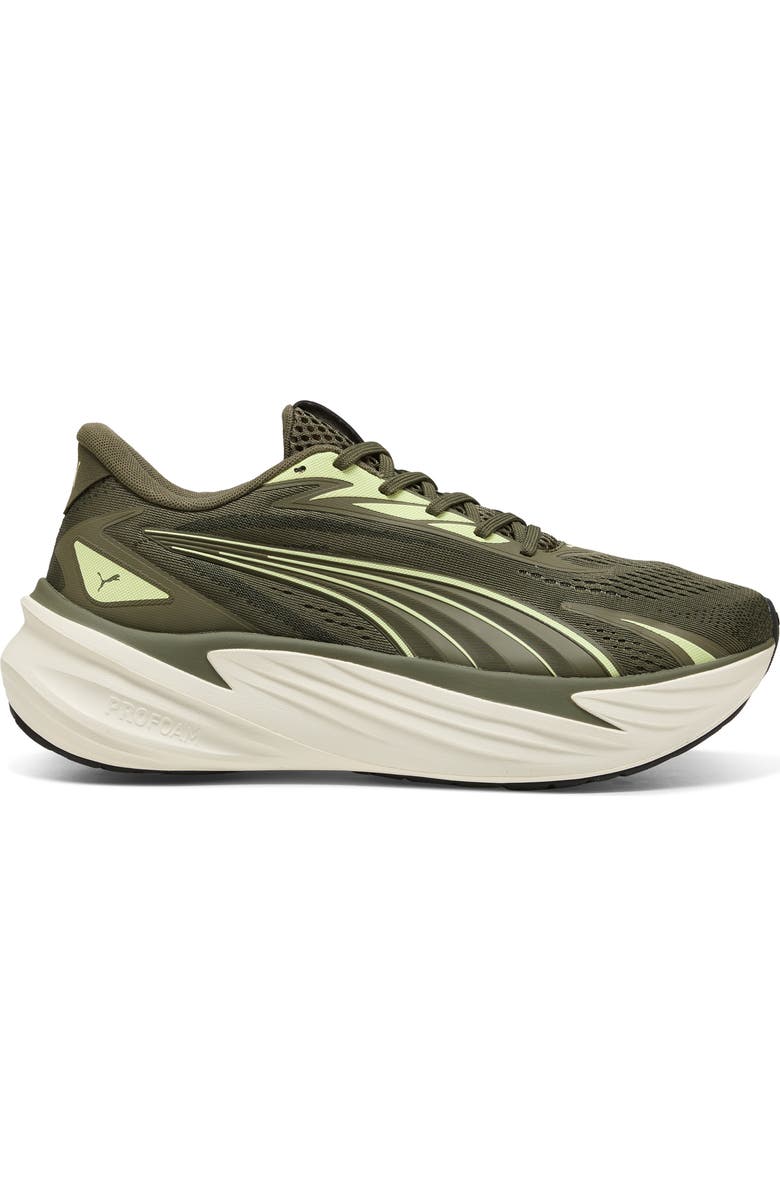 PUMA Maxima Pro Running Sneaker, Alternate, color, Loden Green/ Apple Spritz