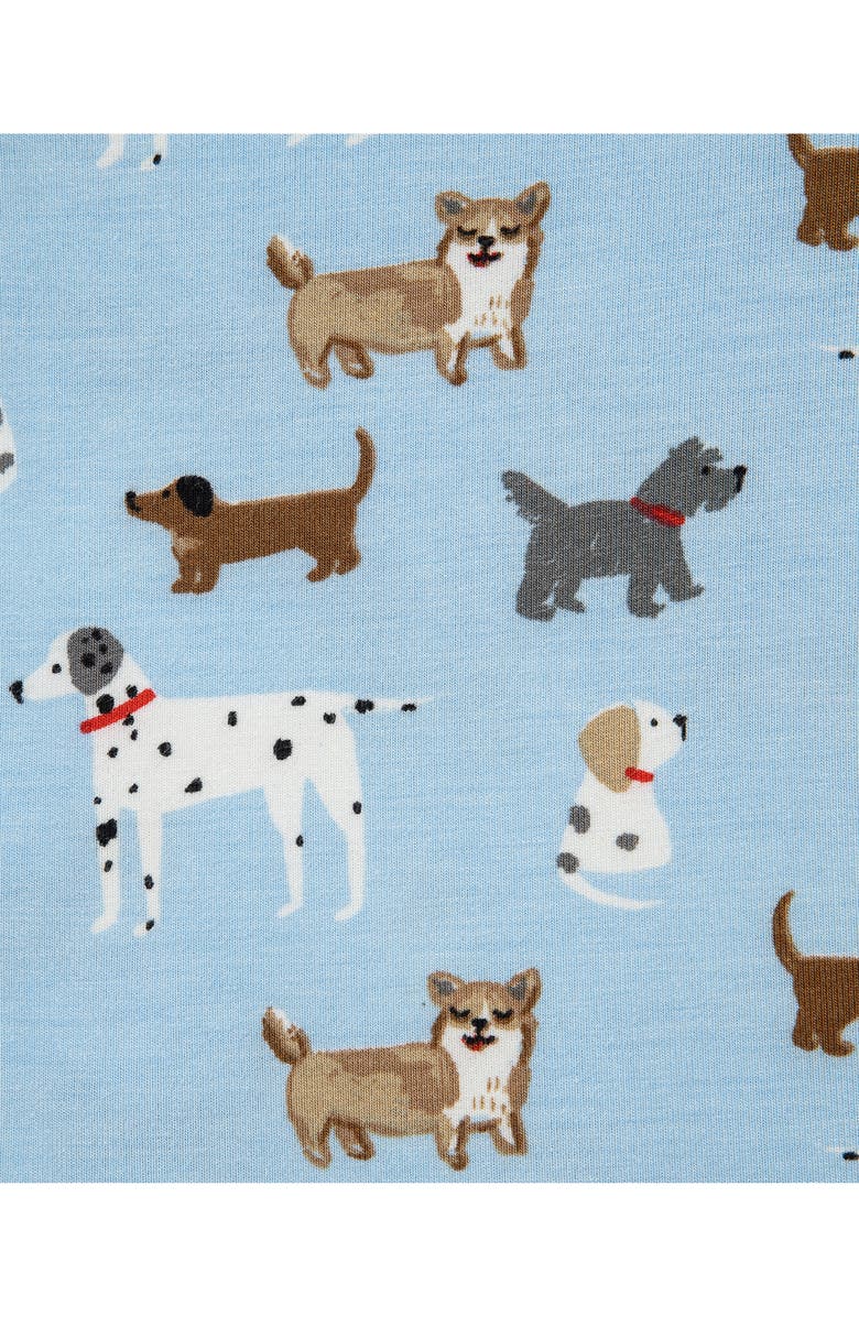 Little Me Puppy 2-Pack Fitted Pajamas, Alternate, color, Blue