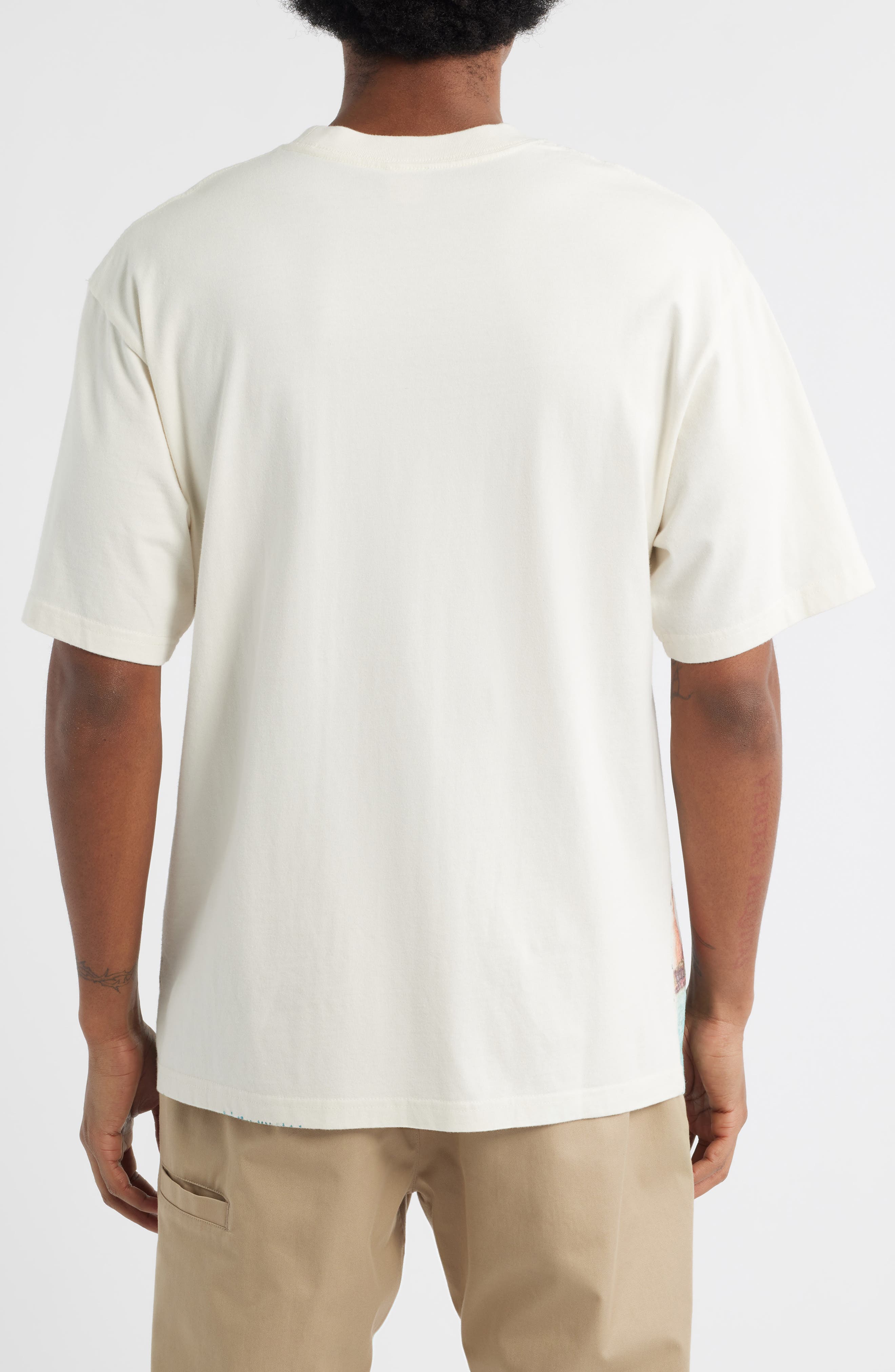 Custard Print Cotton T-Shirt - image 4