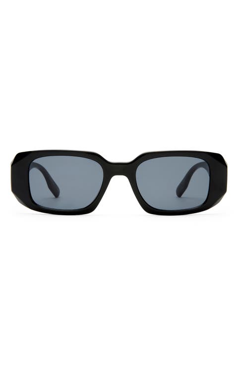 Ascendant 49mm Rectangular Sunglasses