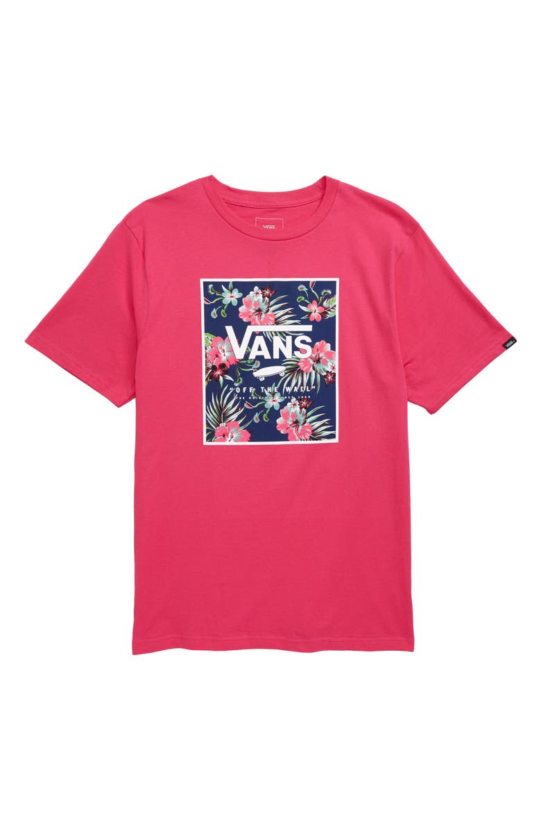 Vans Floral Box Graphic Tee, Main, color, 