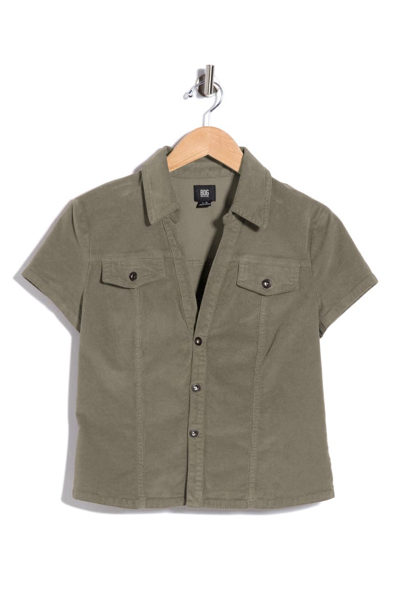 Pollu Corduroy Shirt, Main, color, KHAKI