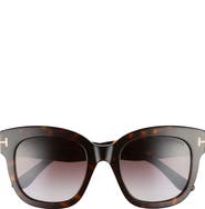 TOM FORD Beatrix 52mm Sunglasses