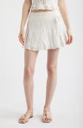 LoveShackFancy Solena Lace Miniskirt