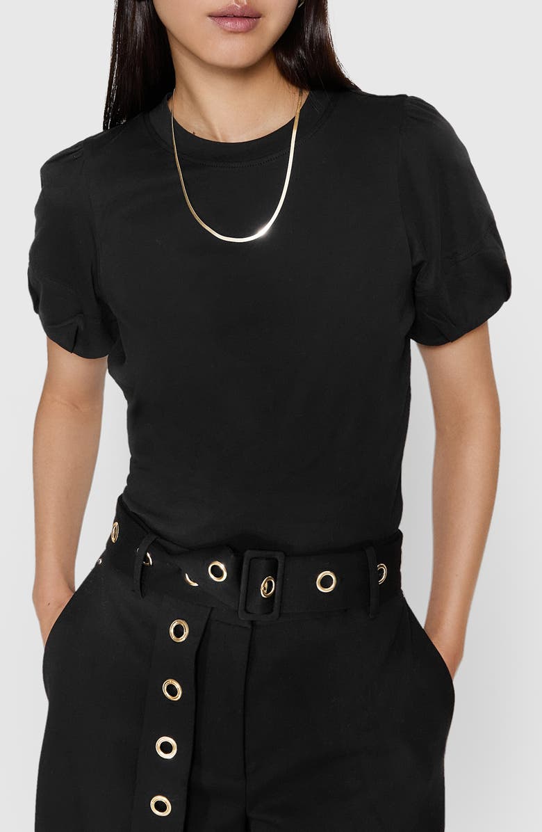 Rebecca Minkoff Val Puff Sleeve T-Shirt, Main, color, 