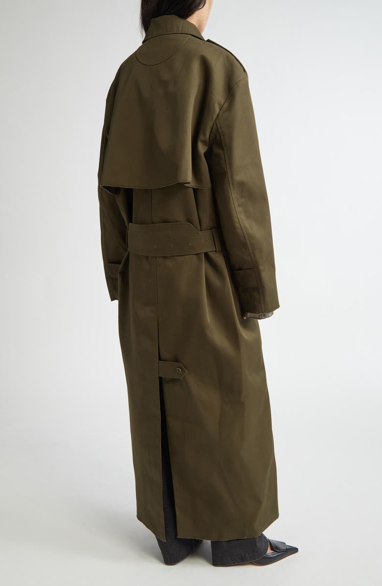 Commission Hunter Double Breasted Long Trench Coat, Alternate, color,