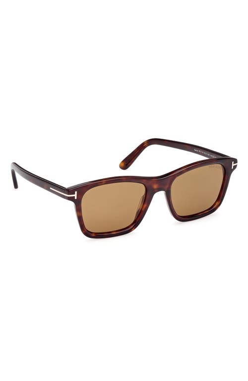 Tom Ford Barron 54mm Square Sunglasses