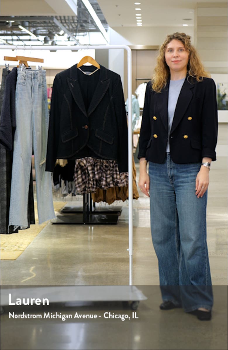 Crop Knit Blazer, sales video thumbnail