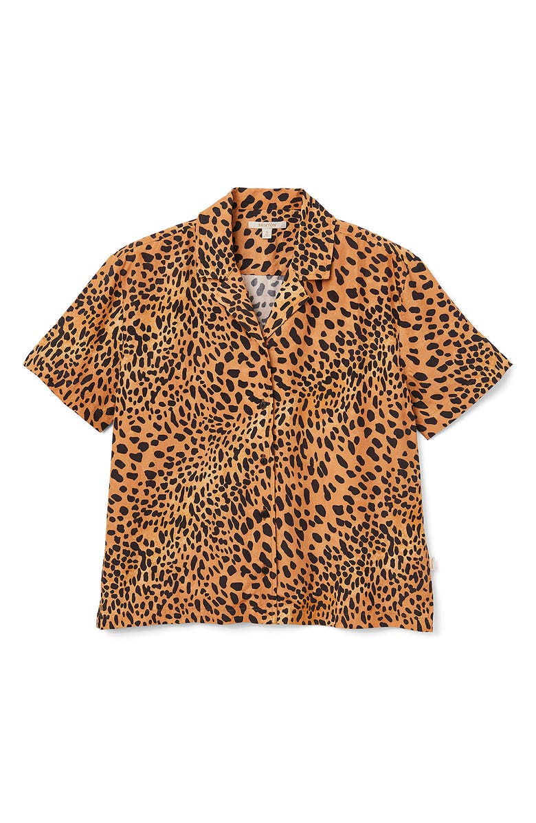Brixton Ryder Print Camp Shirt, Alternate, color, 