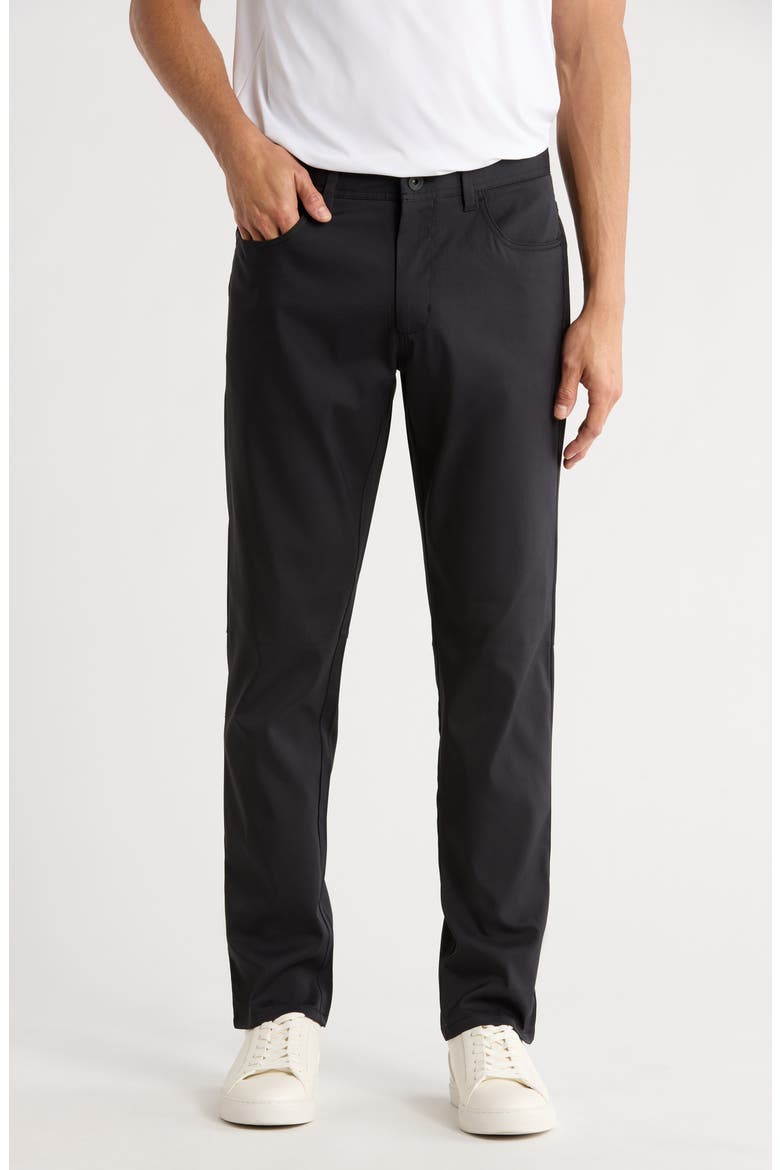 Tropic Line Performance Pants, Main, color, BLACK