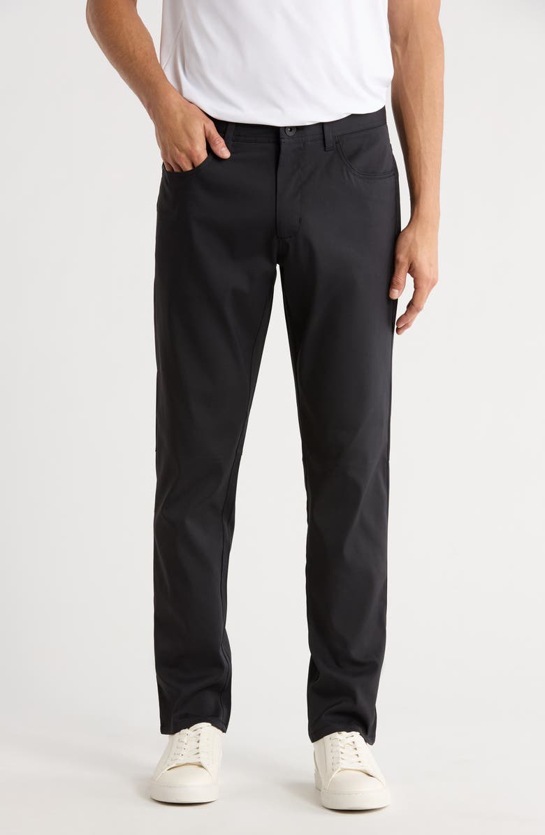 Tommy Bahama Tropic Line Performance Pants, Main, color, Black
