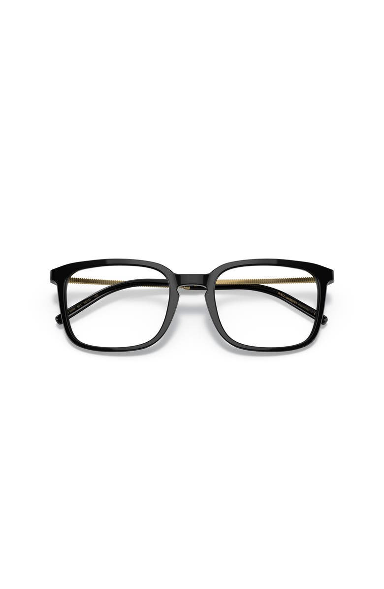 Dolce&Gabbana 54mm Square optical glasses, Alternate, color, Black