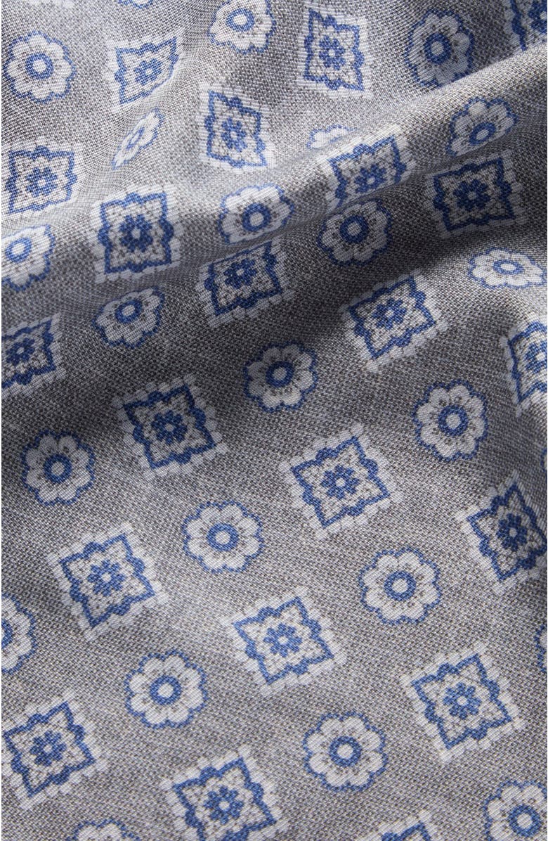 Robert Talbott Collins Reversible Silk/Cotton Pocket Square, Alternate, color,