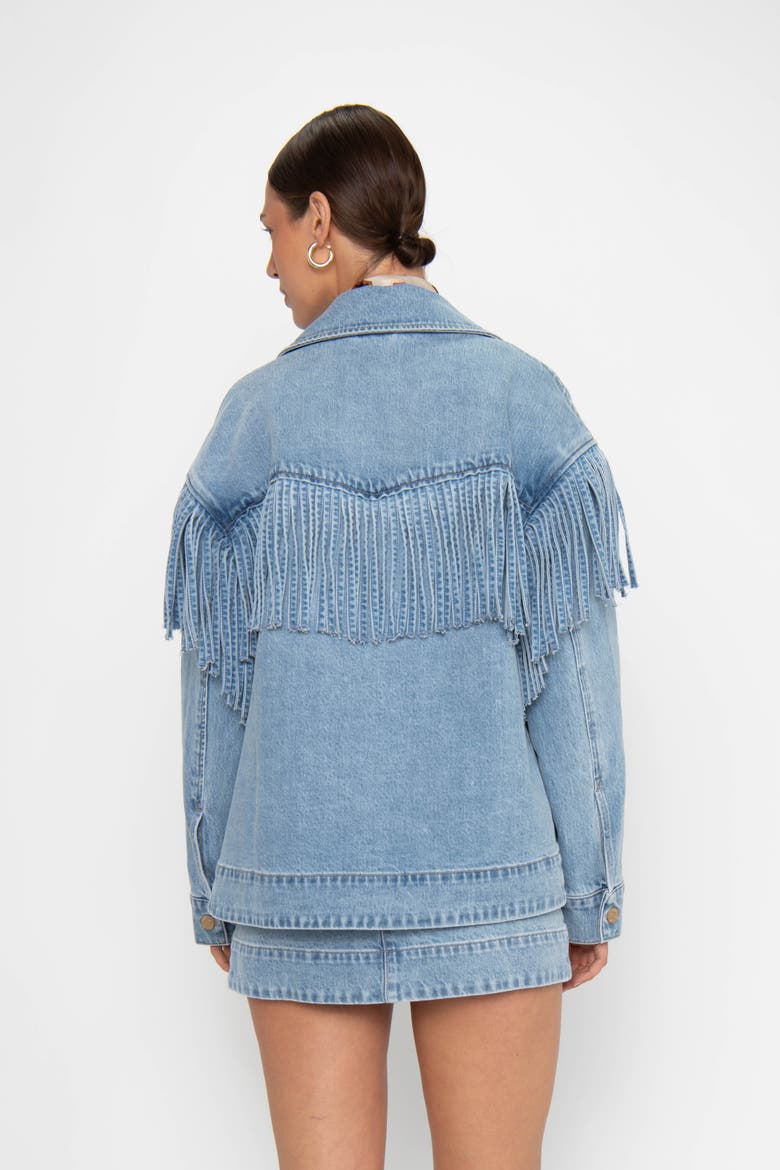 Ojai Fringe Jacket, Alternate, color, Jet Stream Blue