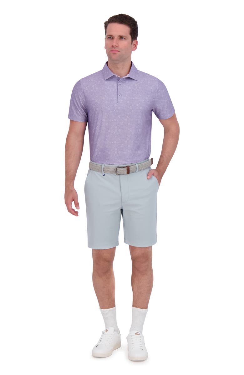 Ben Sherman Floral Tech Jersey Polo, Alternate, color, Lavender
